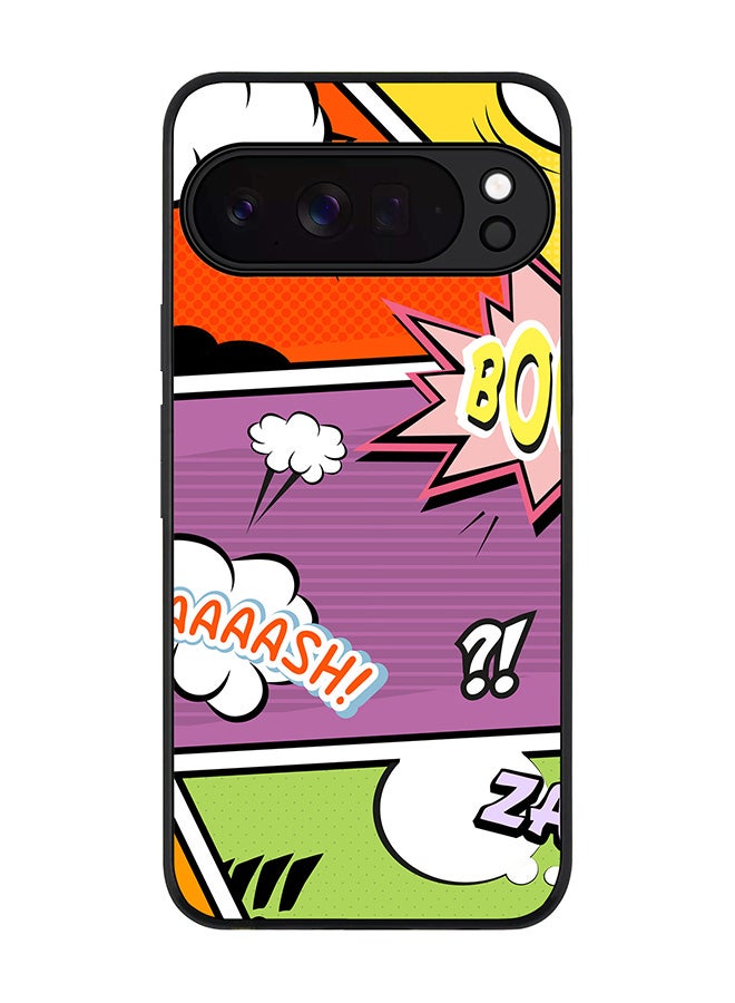 For Google Pixel 10 Pro Case,Slim fit Camera Protection, Shockproof Thin Phone cover  - Comic Strip